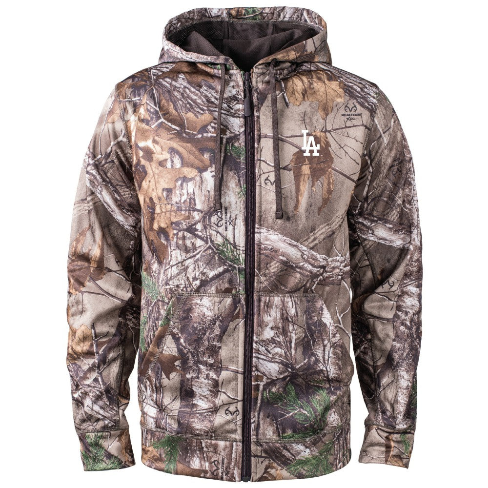 Los Angeles Dodgers Dunbrooke Trophy Realtree Full-Zip Hoodie Clearance