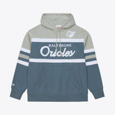 Baltimore Orioles Mitchell & Ness Cooperstown Collection Thunderstorm Head Coach Hoodie On Sale