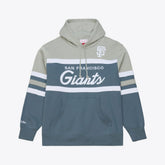 San Francisco Giants Mitchell & Ness Cooperstown Collection Thunderstorm Head Coach Hoodie Lifestyle