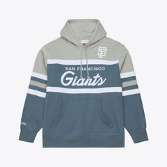 San Francisco Giants Mitchell & Ness Cooperstown Collection Thunderstorm Head Coach Hoodie Lifestyle