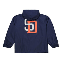 San Diego Padres Mitchell & Ness Full-Snap Hooded Coaches Jacket Lifestyle