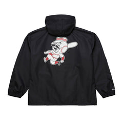 Cincinnati Reds Mitchell & Ness Full-Snap Hooded Coaches Jacket Lifestyle