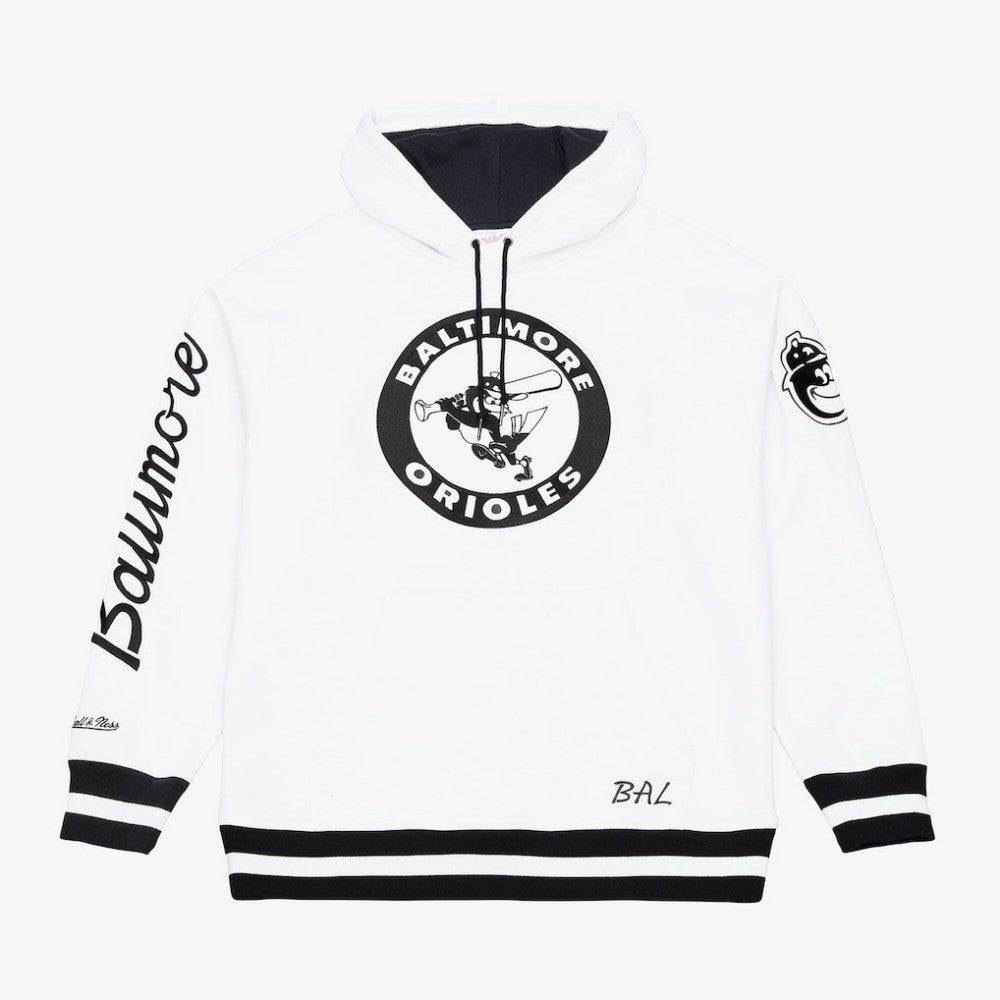 Baltimore Orioles Mitchell & Ness Cooperstown Collection Fleece Hoodie Clearance