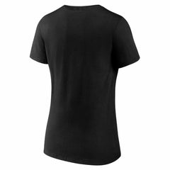Atlanta Falcons Women's Hustle V-Neck T-Shirt Black - NFL