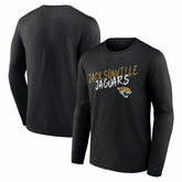 Jacksonville Jaguars Hustle Long Sleeve T-Shirt Black - NFL