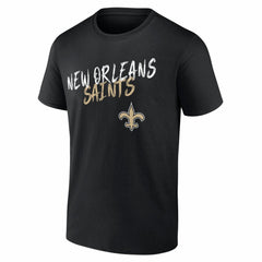 New Orleans Saints Hustle T-Shirt Black - NFL