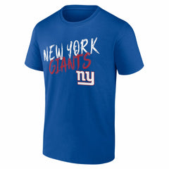 New York Giants Hustle T-Shirt Royal - NFL