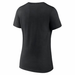 New York Jets Women's Hustle V-Neck T-Shirt Black - NFL