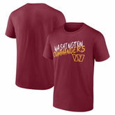 Washington Commanders Hustle T-Shirt Burgundy - NFL
