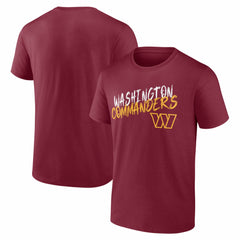 Washington Commanders Hustle T-Shirt Burgundy - NFL
