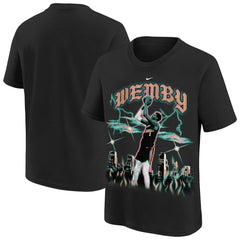 Nike - Victor Wembanyama San Antonio Spurs Youth City Edition Player T-Shirt - Black