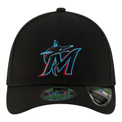 Miami Marlins New Era Player Replica 39THIRTY M-Crown Flex Hat Lifestyle