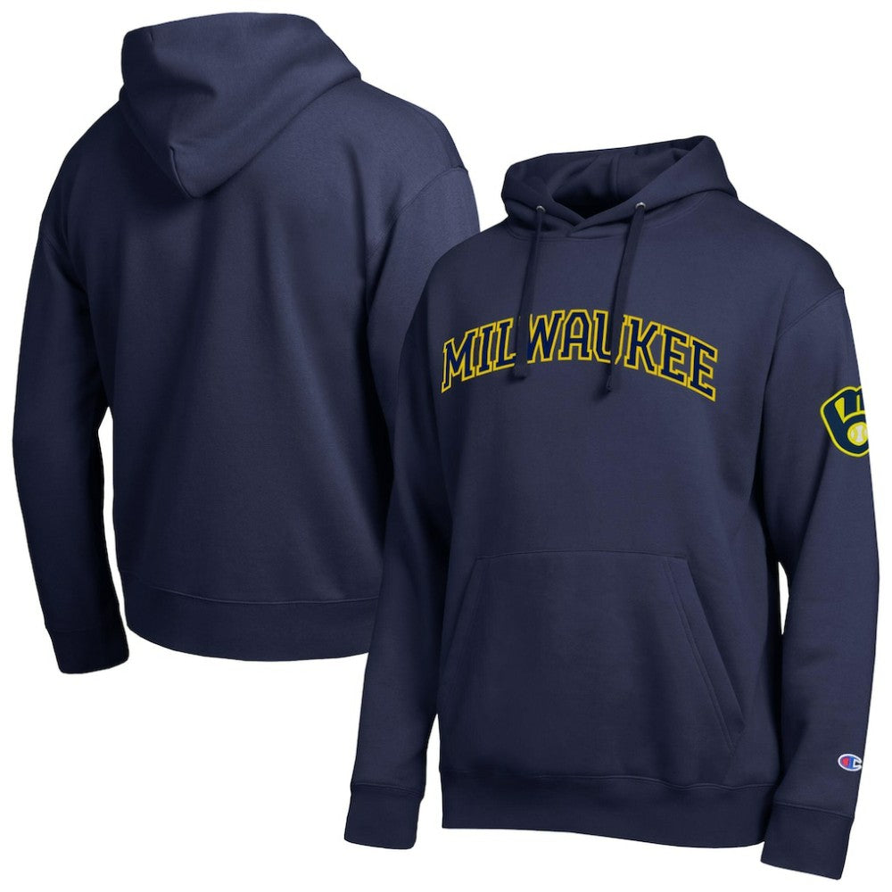 Milwaukee Brewers Champion All Star Wordmark Hoodie discount