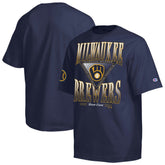 Milwaukee Brewers Champion Traditions Two Locations T-Shirt Lifestyle