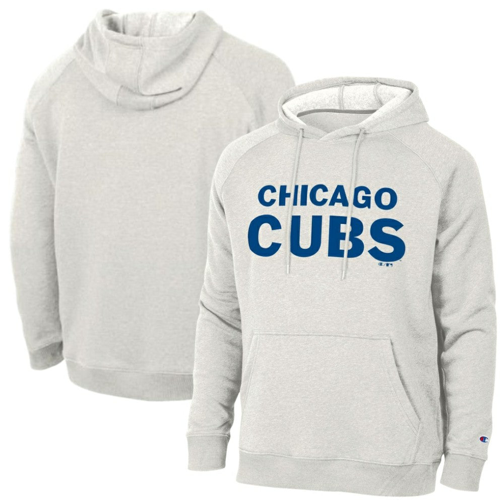Chicago Cubs Champion Triumph Tri-Blend Raglan Hoodie Clearance