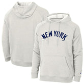 New York Yankees Champion Triumph Tri-Blend Raglan Hoodie Lifestyle