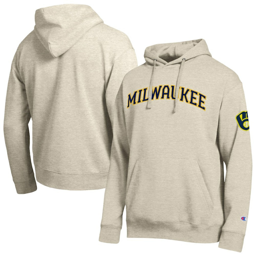 Milwaukee Brewers Champion All Star Chenille Patch Hoodie Online