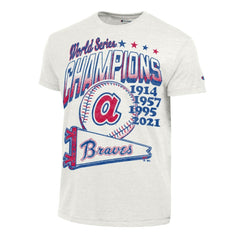 Atlanta Braves Champion Winning Tradition Cooperstown Tri-Blend T-Shirt On Sale