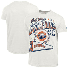 Houston Astros Champion Winning Tradition Cooperstown Tri-Blend T-Shirt Lifestyle