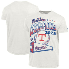 Texas Rangers Champion Winning Tradition Cooperstown Tri-Blend T-Shirt Lifestyle