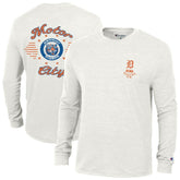Detroit Tigers Champion Cooperstown Winning Tradition Tri-Blend Long Sleeve T-Shirt discount