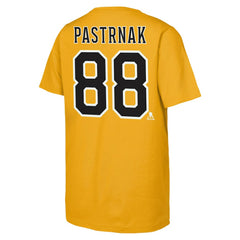 David Pastrnak Boston Bruins Fanatics Youth Alternate Captain 2026 Stadium Series T-Shirt Gold