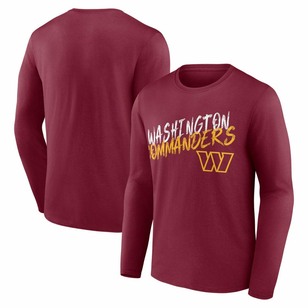 Washington Commanders Hustle Long Sleeve T-Shirt Burgundy - NFL