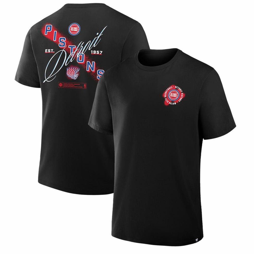 NBA - Detroit Pistons SOS T-Shirt - Black