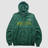 Green Bay Packers Team Edition Apparel 2010s Hooded Full Zip Sweatshirt Green Vintage - Fanatics
