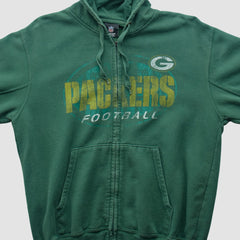 Green Bay Packers Team Edition Apparel 2010s Hooded Full Zip Sweatshirt Green Vintage - Fanatics