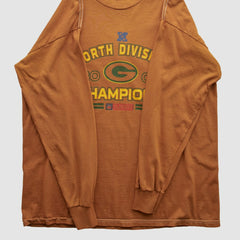 Green Bay Packers NFL 2007 Long Sleeve T-shirt Orange Vintage - Fanatics