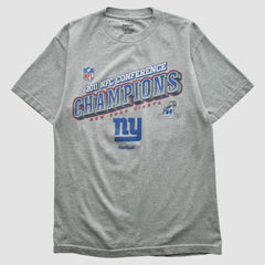 New York Giants Reebok 2011 T-shirt Heather Gray Vintage - Fanatics