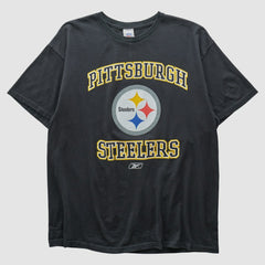 Pittsburgh Steelers NFL 2000s T-shirt Black Vintage - Fanatics