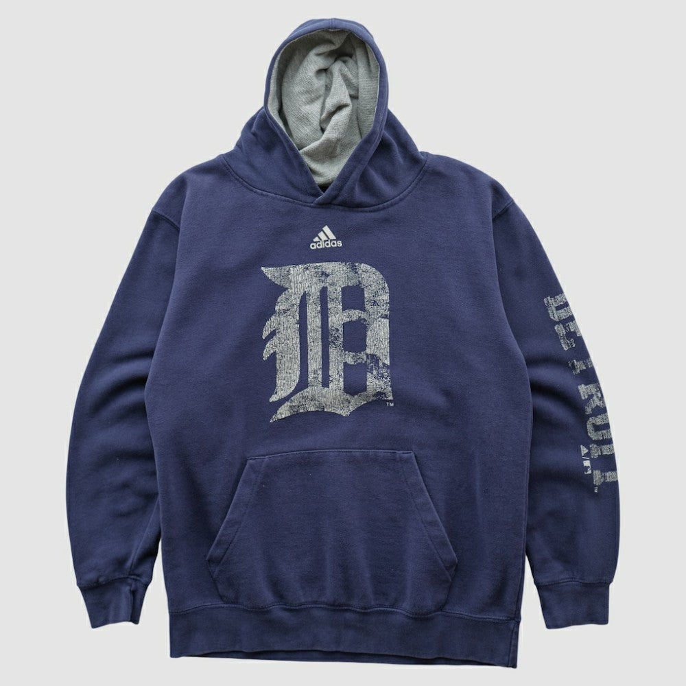 Detroit Tigers Adidas 2010s Hooded Pullover Sweatshirt On Sale