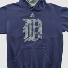 Detroit Tigers Adidas 2010s Hooded Pullover Sweatshirt On Sale