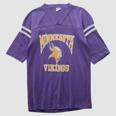 Minnesota Vikings Logo 7 90s T-shirt Purple Vintage - Fanatics