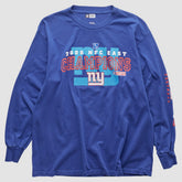 New York Giants NFL 2008 Long Sleeve T-shirt Blue Vintage - Fanatics