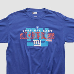 New York Giants NFL 2008 Long Sleeve T-shirt Blue Vintage - Fanatics