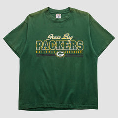 Green Bay Packers Sof Tee 2000s T-shirt Green Vintage - Fanatics