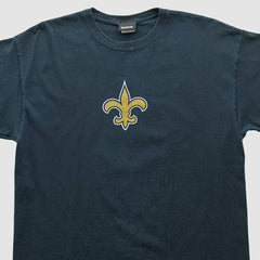 New Orleans Saints Reebok 2000s T-shirt Navy Vintage - Fanatics