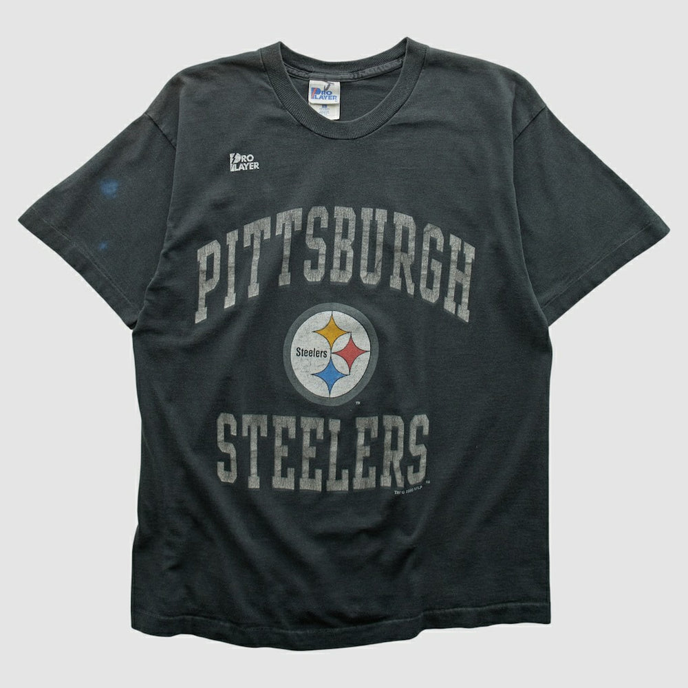 Pittsburgh Steelers Pro Player 1996 T-shirt Black Vintage - Fanatics