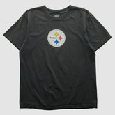 Pittsburgh Steelers Reebok 2000s T-shirt Black Vintage - Fanatics