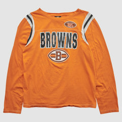 Cleveland Browns NFL 2010s Long Sleeve T-shirt Orange Vintage - Fanatics
