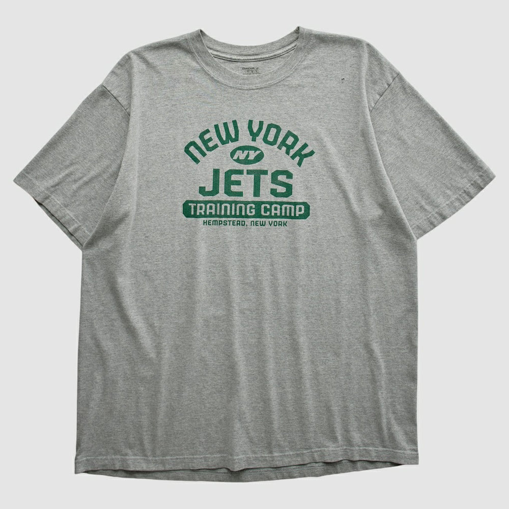 New York Jets Reebok 2000s T-shirt Heather Gray Vintage - Fanatics