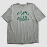 New York Jets Reebok 2000s T-shirt Heather Gray Vintage - Fanatics