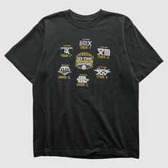 Pittsburgh Steelers Reebok 2009 T-shirt Black Vintage - Fanatics