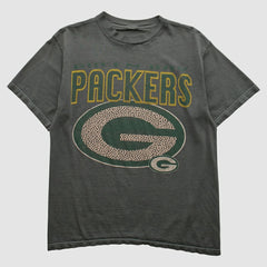 Green Bay Packers 2000s T-shirt Charcoal Vintage - Fanatics