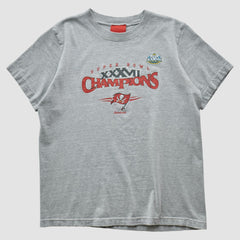 Tampa Bay Buccaneers Reebok 2003 T-shirt Heather Gray Vintage - Fanatics