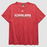 Adidas - Cleveland Cavaliers 2010s T-shirt - Red Vintage