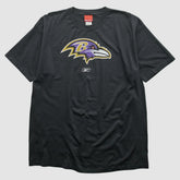 Baltimore Ravens Reebok 2000s T-shirt Black Vintage - Fanatics